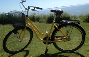 7‑växlad cykel med korg