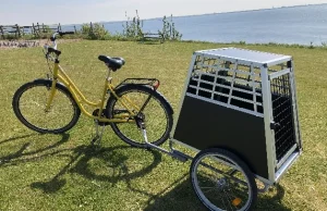 Cykel med hundkärra